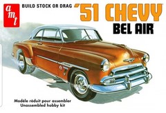 1951 Chevrolet Bel Air DECAL SHEET from AMT 51 Chevy 1:25 Model Kit FLAME DECALS