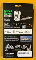 USS THEODORE ROOSEVELT CVN-71 CARRIER STEEL MODEL KIT BY METAL EARTH ICX022