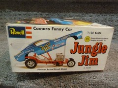 REVELL JUNGLE JIM CAMARO FUNNY CAR MODEL KIT H-1440 SUPER RARE BRAND NEW