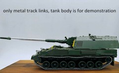 1/35 Metal Track Links for German Leopard 1 PZH2000 Tank Model w/metal pin