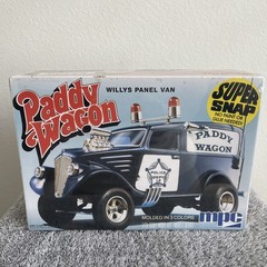 MPC Police Paddy Wagon Hot Rod Willys Panel Van 1:25 Super Snap NIB