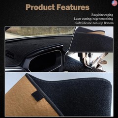 KEYOOG Dashboard Cover Dash Mat Fit for Mi-tsubishi Outlander 2020-2014