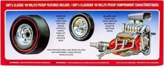 1940 Willy’s Coca-Cola Pickup Gasser Model Kit