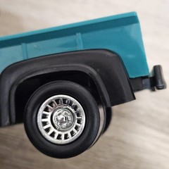 Vintage Strombecker 1956 Ford Stepside Pickup Truck Teal USA Made