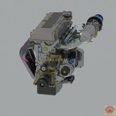 1:25-1:24 Scale Resin Honda Civic B16 Engine Kit