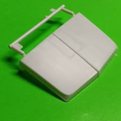 1972 GMC Jimmy Blazer 4×4 1/25 AMT Hood Front Rear Chrome Bumpers Model Truck