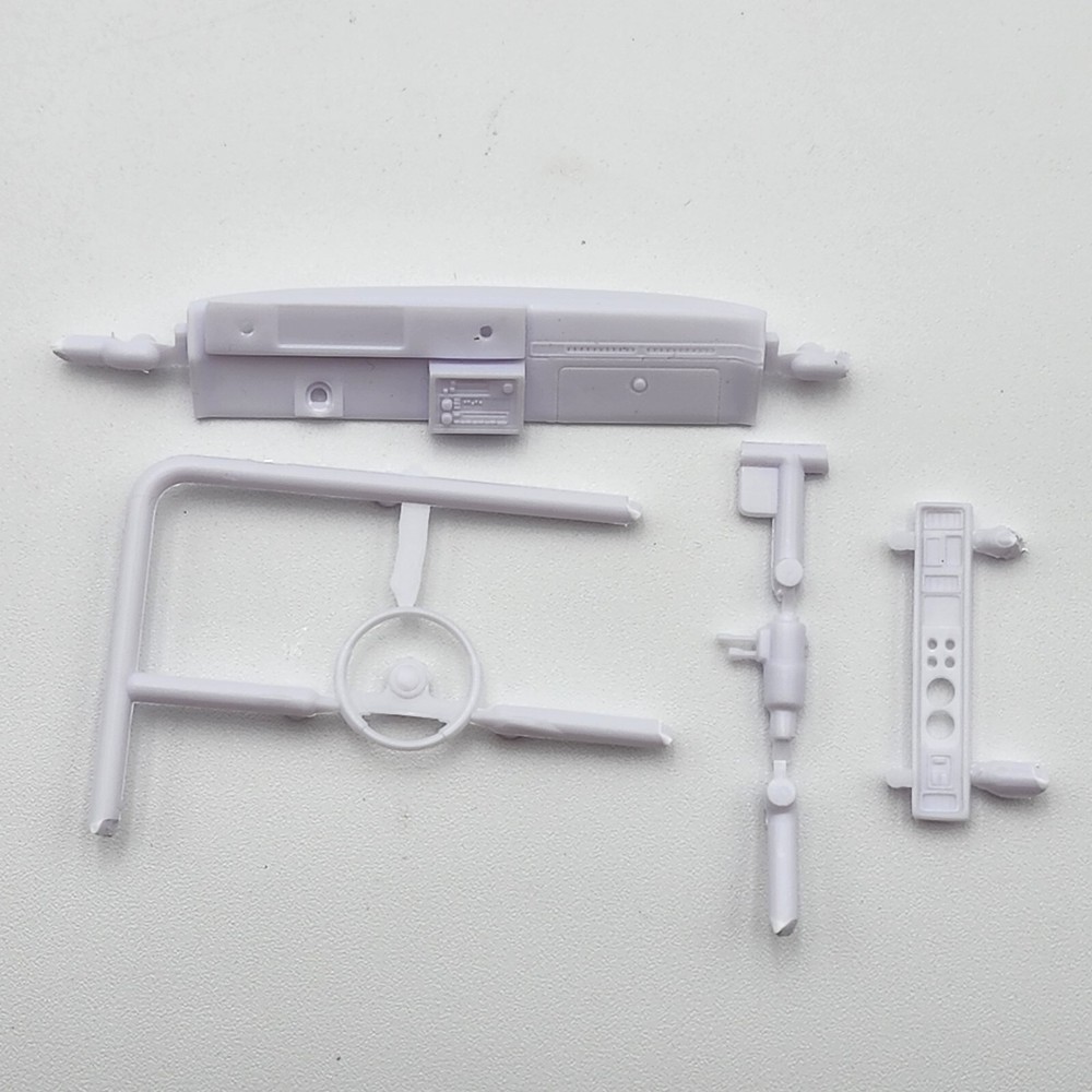 Revell 1/25 85 Oldsmobile 442/FE3-X 85-4446 Parts Dash Steering Wheel