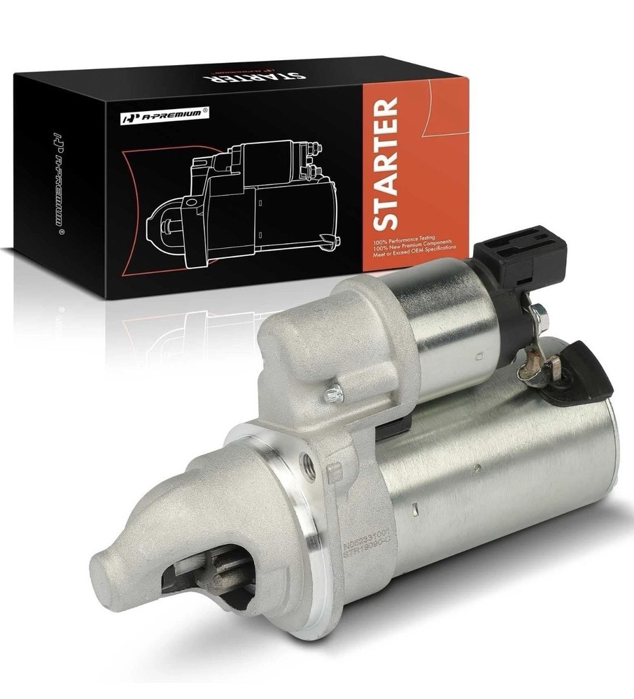 A-Premium Starter Motor Compatible with Hyundai Sonata 2009-2014, Santa Fe