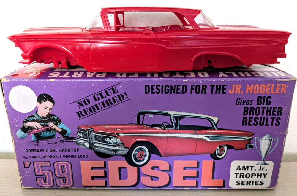 ULTRA RARE! ORIGINAL VINTAGE AMT 1959 EDSEL CORSAIR JR KIT *COMPLETE *L@@K!
