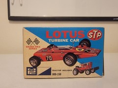 *Rare / Vintage* MPC Lotus “STP” Indy Turbine (Empty) Model Car Box #800-150