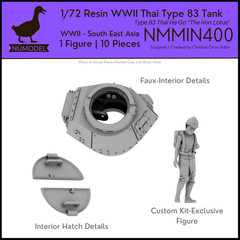 NUMODEL NMSIA400 | 1/72 Resin WWII Thai Thailand Type 83 Light Tank Model Kit