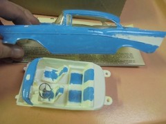 Vintage 1957 Chevy AMT Model Bel Air Hardtop
