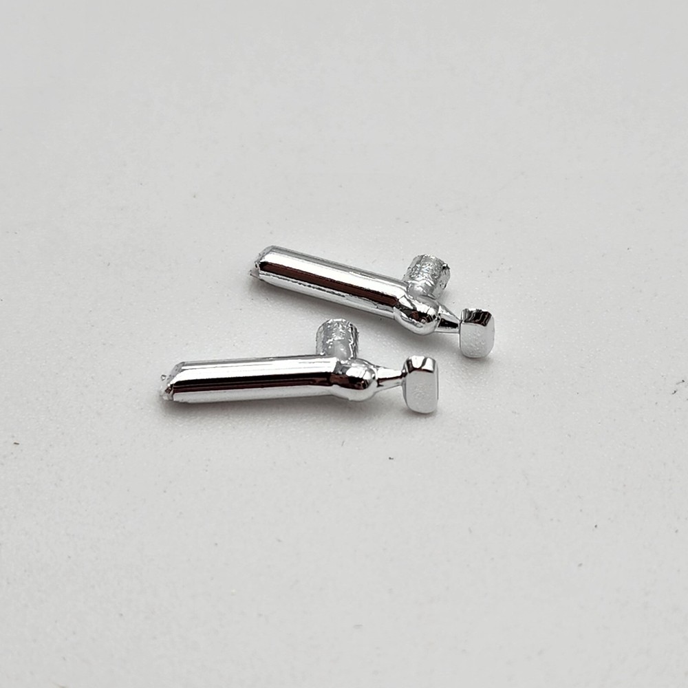 Revell 1/25 85 Oldsmobile 442/FE3-X 85-4446 Parts Chrome Side Mirror Inserts
