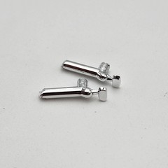 Revell 1/25 85 Oldsmobile 442/FE3-X 85-4446 Parts Chrome Side Mirror Inserts