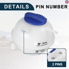 Coolant Reservoir Water Expansion Tank for VW Cabrio Sturdy No.1H0121407A |