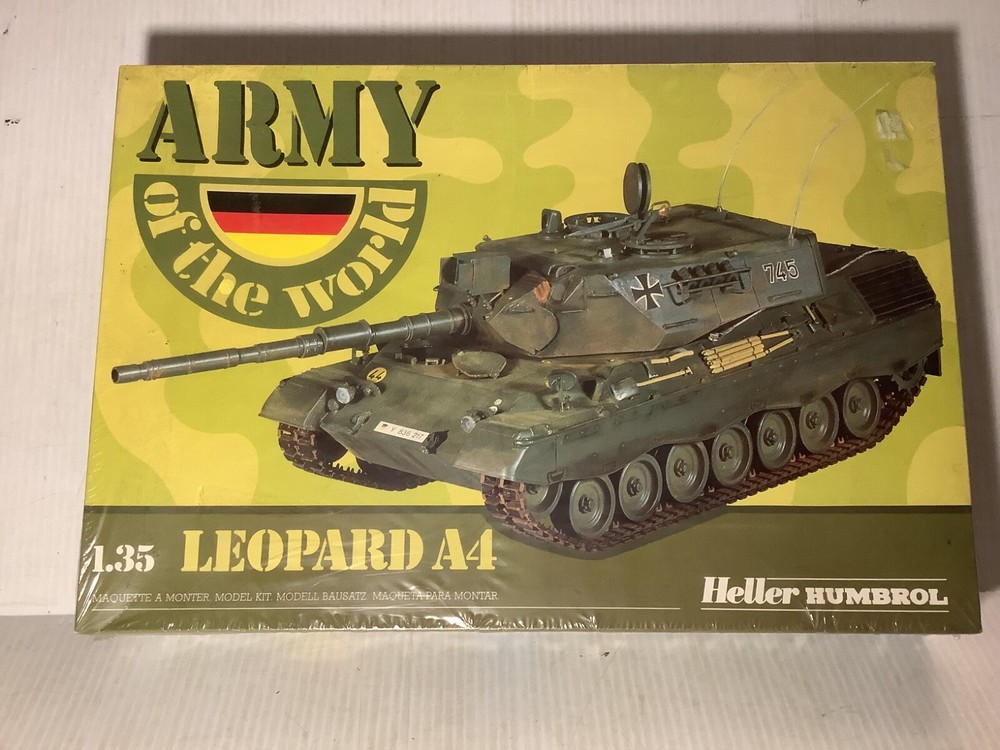 Heller Humbrol 1:35 Leopard A4 Plastic Model Kit #81126 Factory Sealed