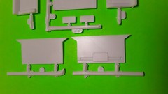 AMT 1940 Willys Pickup Truck Gasser 1/25 Bed Box Woodgrain Tonneau Cover Fenders