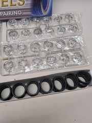 Set of 6 Chrome Spoke Rims for 1:24 Scale Model Cars – Upgrade Your Collection