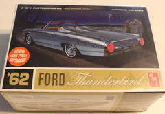 AMT 62 Ford Thunderbird Stock or Custom 2 in 1 Kit # 682 Factory Sealed Model