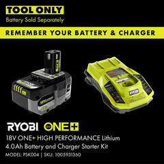 ONE+ 18V Cordless Hybrid WHISPER SERIES 14 In. Air Cannon Fan (Tool Only)