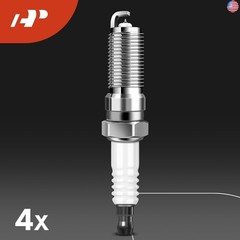 A-Premium Set of 4 Ignition Coil Pack and Iridium Spark Plugs Compatible with