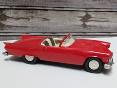 Vintage AMT Red 1957 Ford Thunderbird Friction Promo Car