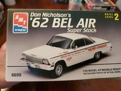 AMT Don Nicholson’s ‘62 BelAir SS New Open Box Sealed Bag VHTF