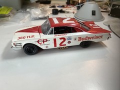 AMT 1960 Ford Starliner NASCAR Joe Weatherly Built From Kit# 32973 1/25 Scale