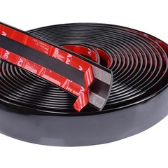 16ft Glossy Black Heavy Duty Automotive Trim Molding 1″ (25mm) Car Moldings