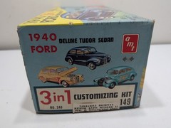 ✨VINTAGE✨ AMT 1939 1940 Ford Coupe Model Kit BOX ONLY 1/25 3in1