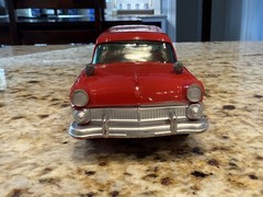 1955 Ford Red Cross Ambulance Promo Friction Model Car