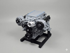 CHEVY CORVETTE ZR1 SUPERCHARGED ENGINE VROOM VROOM 3D PRINTED MODEL ENGINE