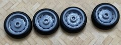 Resin 18-inch Porsche 356 Outlaw Model Car wheels 1/24 1/25 scale,Volkswagen,VW