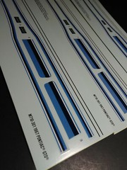 Lot of 3 1967 GTO Pontiac 1/25 Waterslide Decal Sheet Michigan license plates