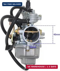 TRX250 Carburetor – Premium ATV Carb Designed for Honda TRX 250 Recon, TRX250TE,