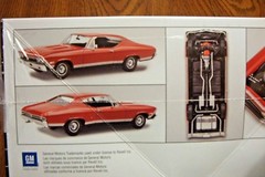 REVELL ’68 CHEVY CHEVELLE SS 396 1/25 SCALE MODEL KIT