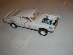 Vintage B 1/25 1969 Ford Torino Cobra Fastback NASCAR Stock Car 4 Parts/Restore
