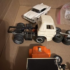 Vintage AMT Revell MPC Lot Of 12 Junkyard White Party All Unpainted Cars & Parts