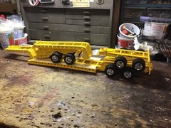 1/24-1/25 Scale Truck Trailer Model Accessories Lowboy Trailer Suspension