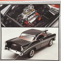1956 Chevy Bel Air Monogram Instructions And Flame Decals Model Parts 1:24 New