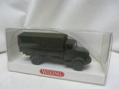 Wiking HO Scale #696 German Army Henschel HS 100 Cargo Truck