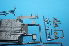 PONTIAC FIERO model kit CHASSIS SUSPENSION PARTS 1/25scale MPC #6309 80s vintage