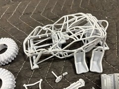 resin 3d printed 1/25 Scale Rock Buggy Kit 46 Inch Tires Blown Hemi Full Cage