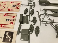 VINTAGE AMT 3 in 1 1940 FORD COUPE CUSTOMIZING MODEL KIT In BOX Extra Parts