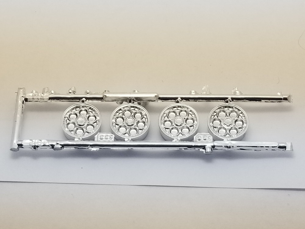 WELD MAGNUM Style Mag Wheels From AMT 1970 Chevelle Model Kit 70 REVOLVER