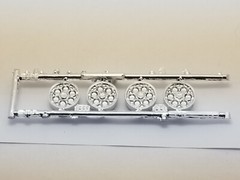 WELD MAGNUM Style Mag Wheels From AMT 1970 Chevelle Model Kit 70 REVOLVER