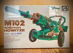 AFV Club 1/35 US M102 105mm Howitzer (AF 3506) w/ metal barrel New in Sealed Box