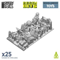 Children Toys Resin Set – Modelling Wargames bear children toys warhammer 40K