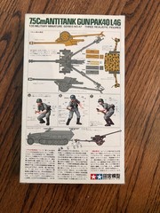 NEW IN BOX! 7.5cm PaK 40/L46 Anti-Tank Gun 1/35 Scale Tamiya