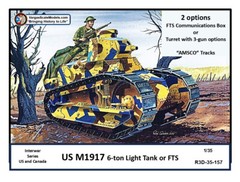 1/35 US/Canada M1917 6-ton tank or FTS Com 2-in-1 kit Meng Takom CSM SS Models